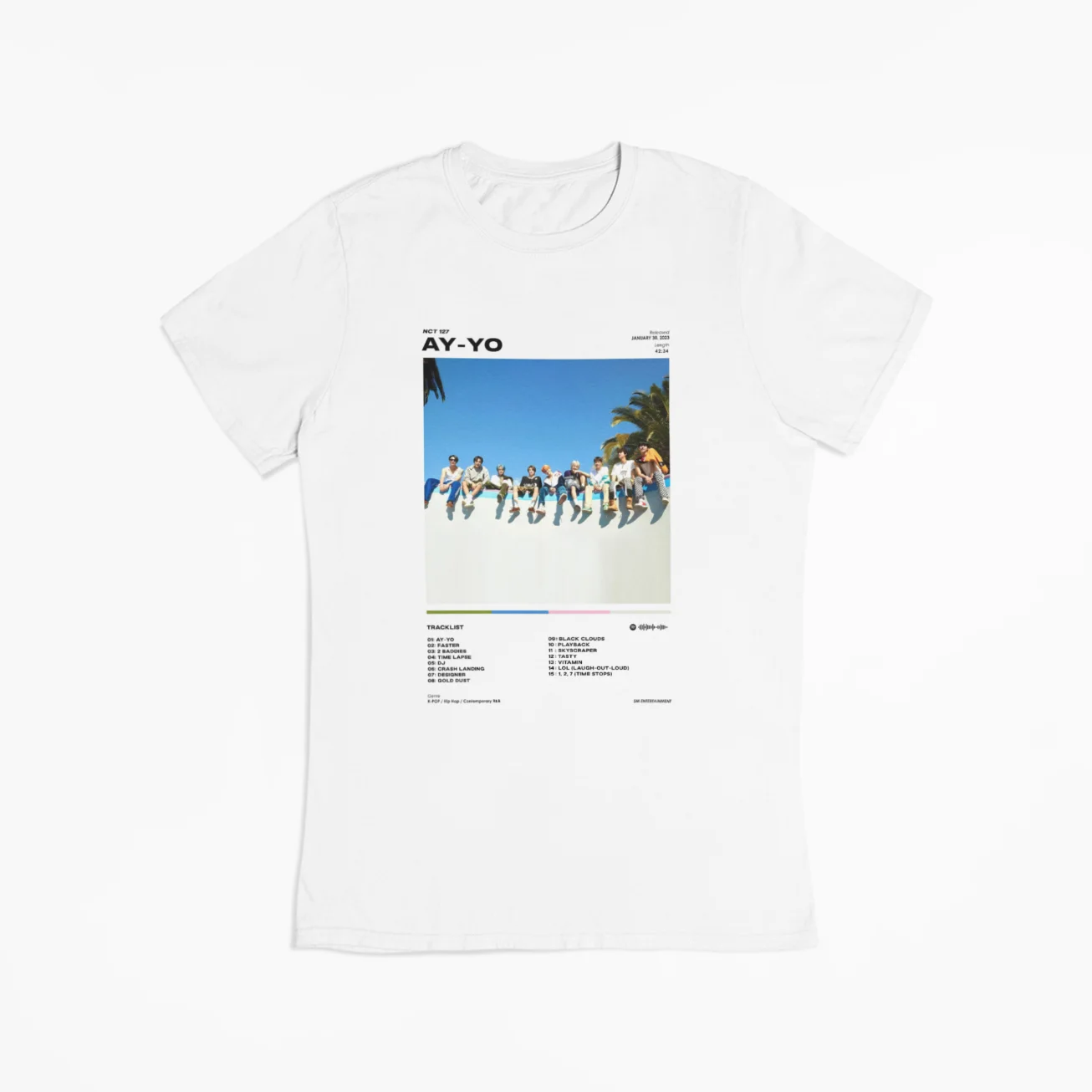 nct merchandise t-shirt